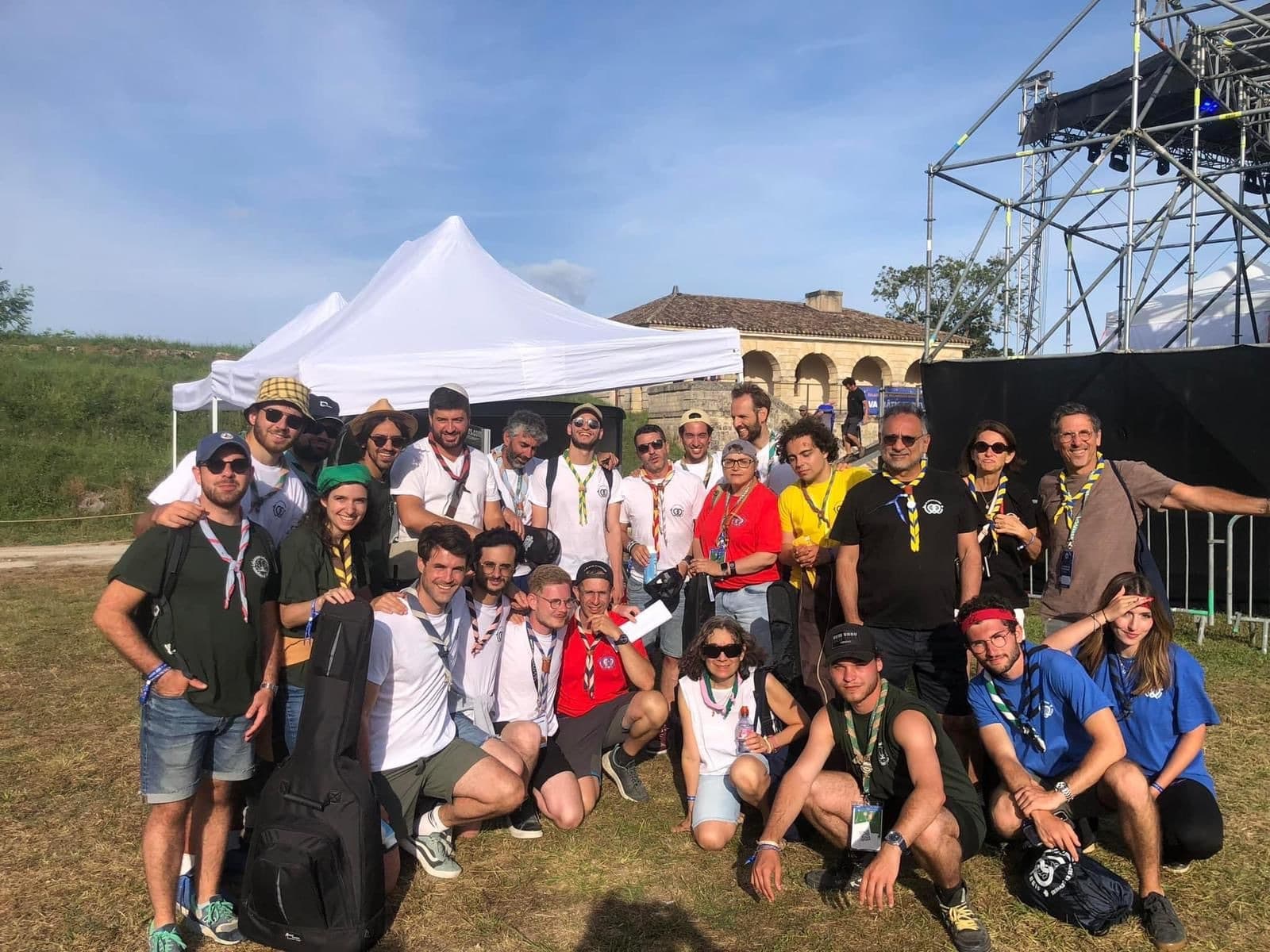 L'équipe pédagogique du groupe local en plein air